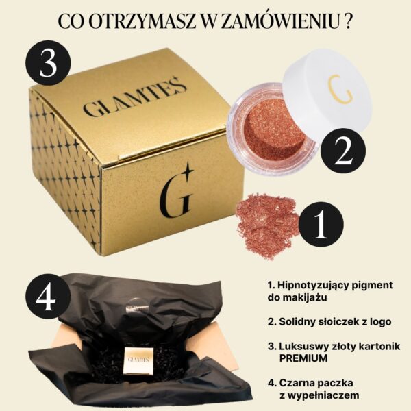 Pigment do Makijażu - Rose Gold 12 - obrazek 3
